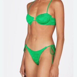 Triangl Mala Bikini Set - emerald green